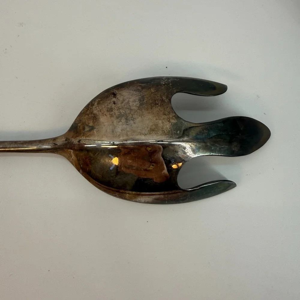 International Silver Company‎ Silver Plated Serving Fork Kitchen Utensil 13 Inch